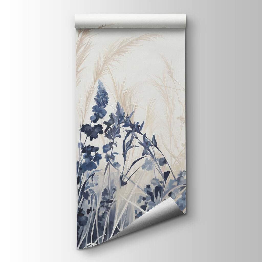 Painting of flowers and grass Painting of flowers and grass