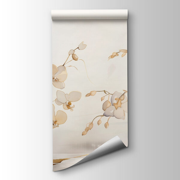 Painting of white flowers Painting of white flowers