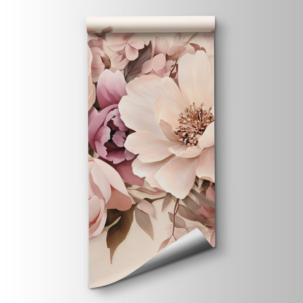 Group of flowers on a white background Group of flowers on a white background