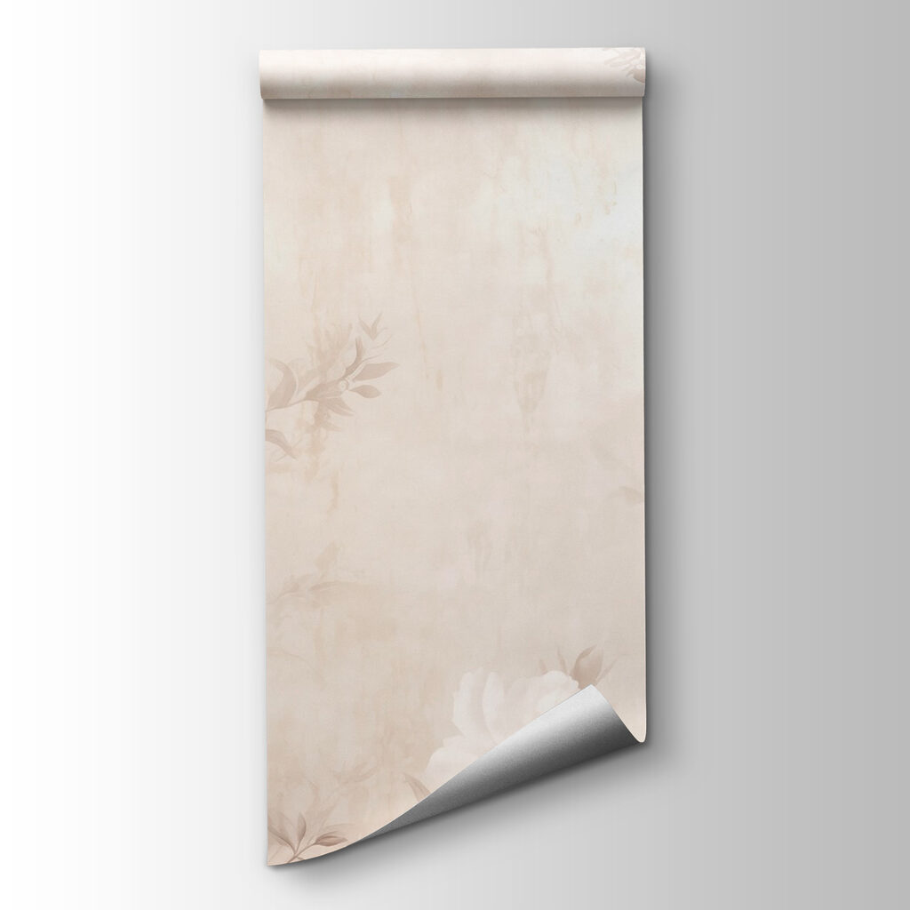 White flower pattern on a white surface White flower pattern on a white surface