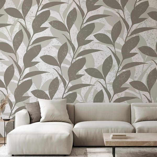 Motif de feuilles sur fond blanc Motif de feuilles sur fond blanc