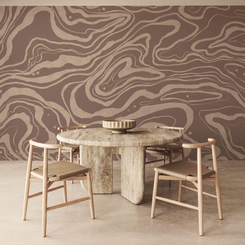 Motif marron et blanc Motif marron et blanc