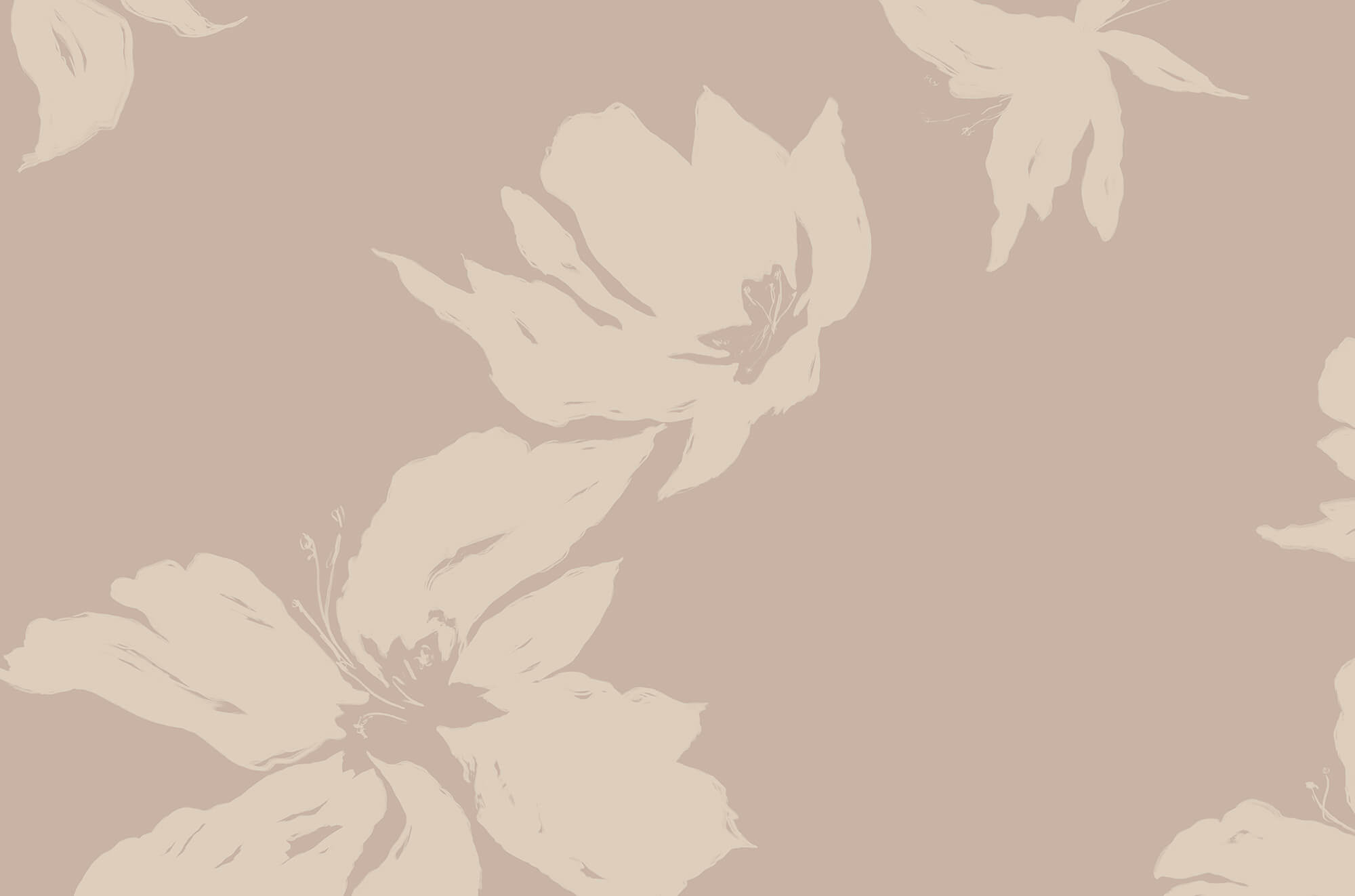 Soft florals on a gentle background Soft florals on a gentle background