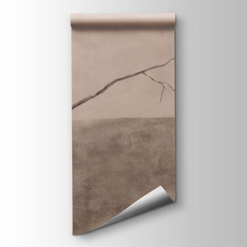 Tree branch in a field