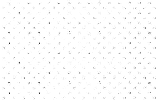 White background with black dots