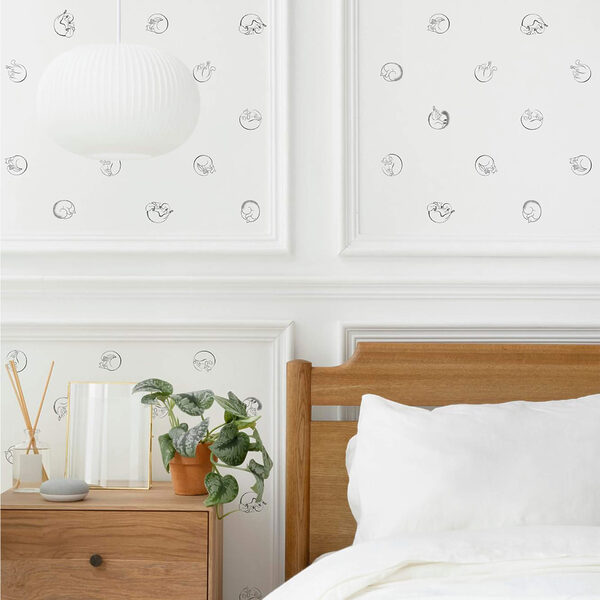 Fond blanc avec des points noirs