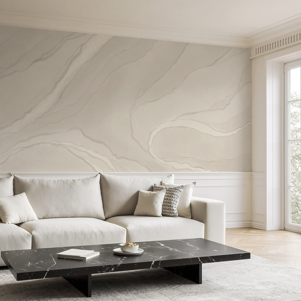 Surface blanche et grise avec des lignes