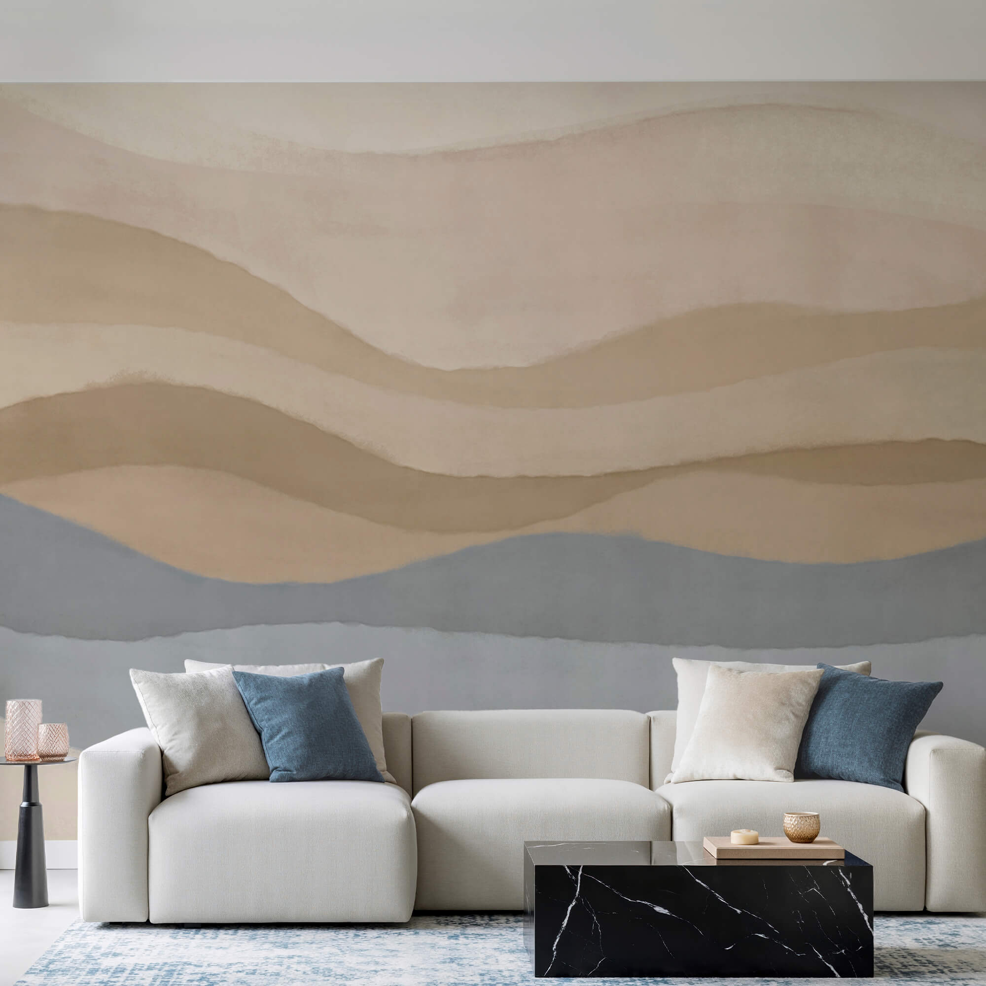 Peinture d'une plage