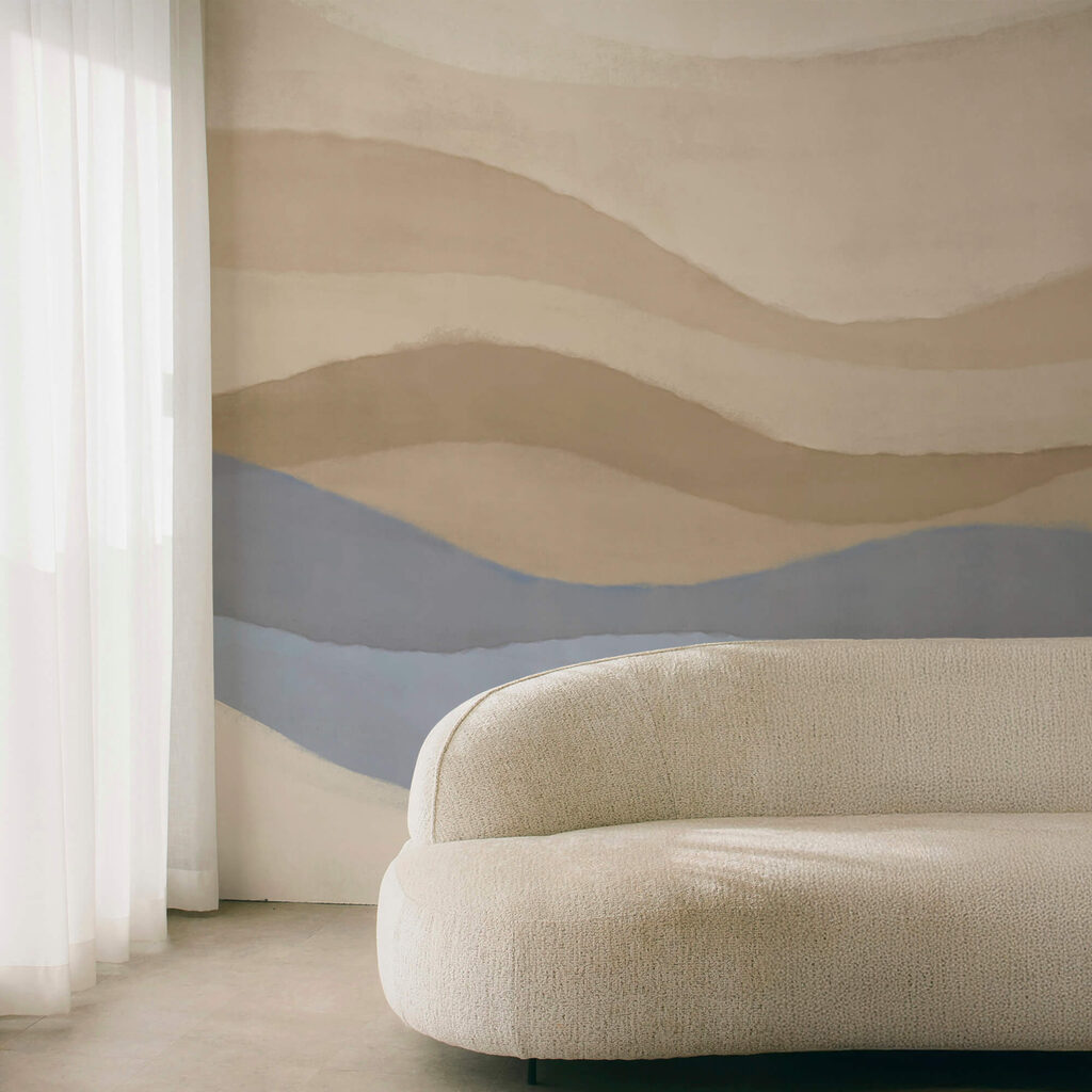 Peinture d'une plage