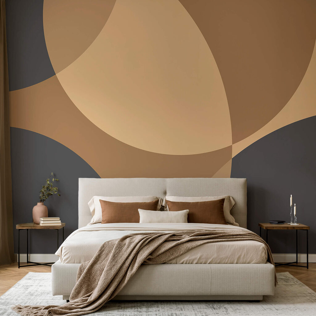 Des formes dynamiques dans des tons apaisants