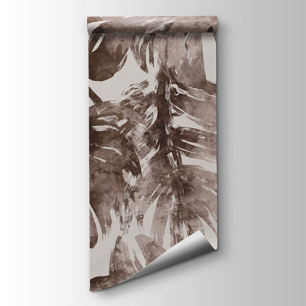 - Abstract foliage in earthy tones - Abstract foliage in earthy tones