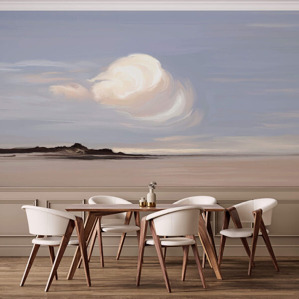 Nuage blanc dans le ciel