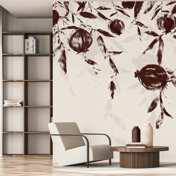 Peinture représentant des fruits sur une branche