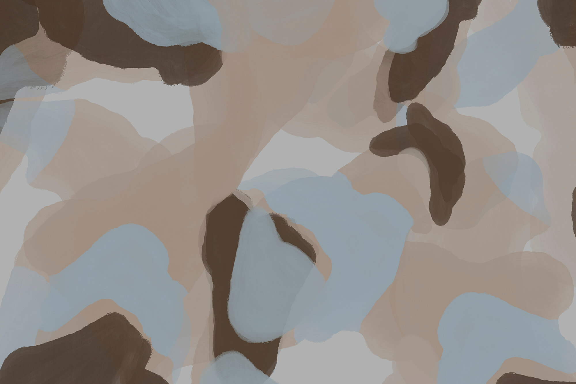 Abstract shapes in soft colors
