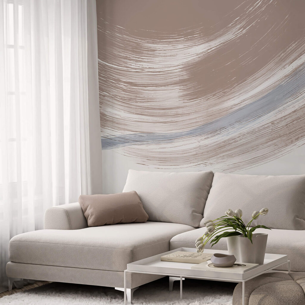 Des teintes douces se fondent dans un mouvement délicat