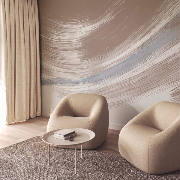 Des teintes douces se fondent dans un mouvement délicat