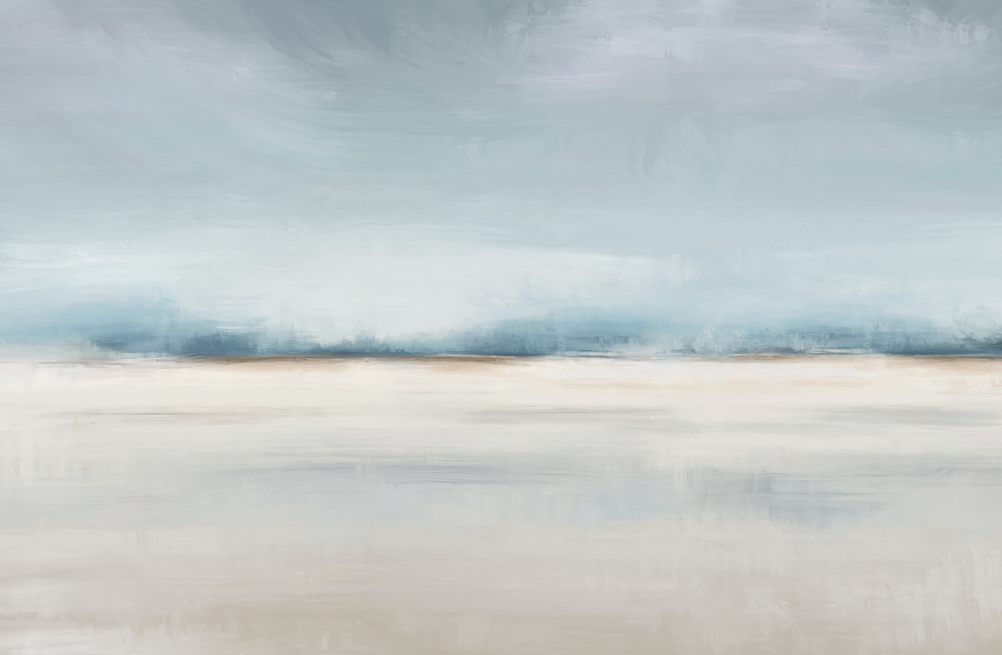 Landscape with a cloudy sky