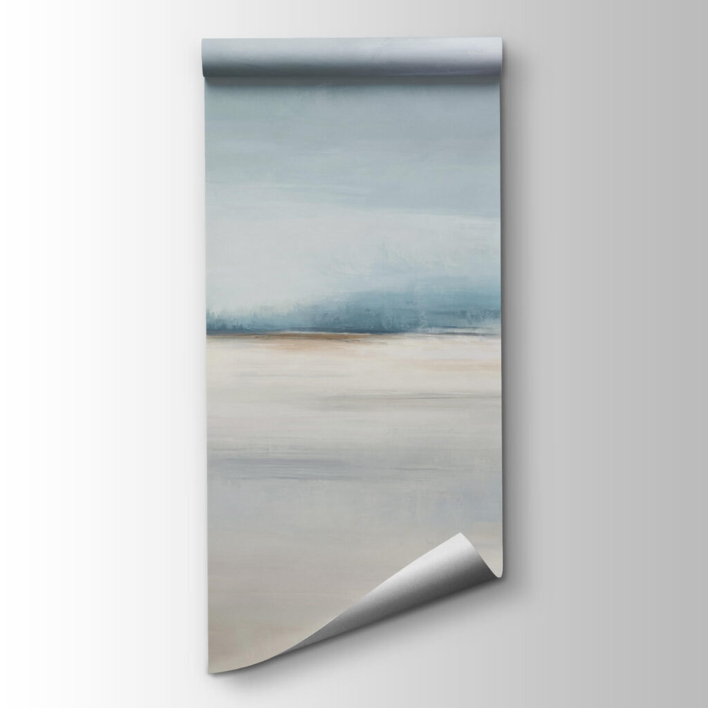 Landscape with a cloudy sky