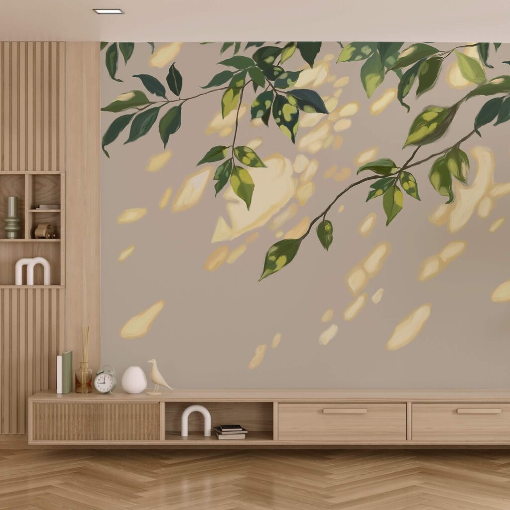 Branche avec des feuilles Branche avec des feuilles