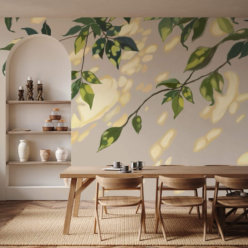 Branche avec des feuilles Branche avec des feuilles