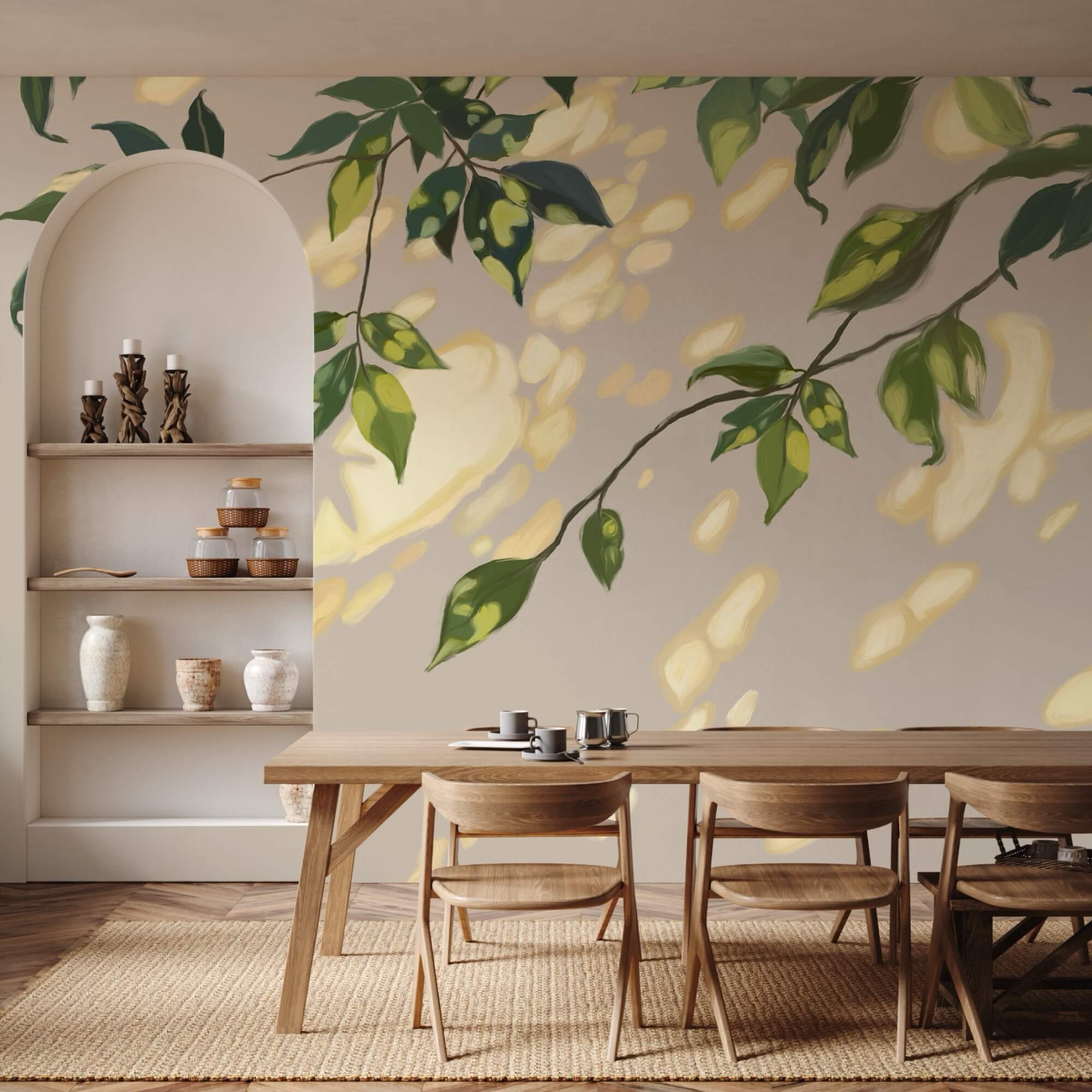 Branche avec des feuilles Branche avec des feuilles