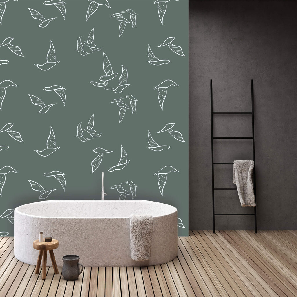 Modèle d'oiseaux en vol