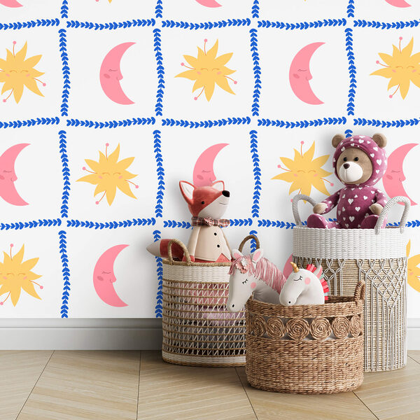 Motif du soleil et de la lune Motif du soleil et de la lune