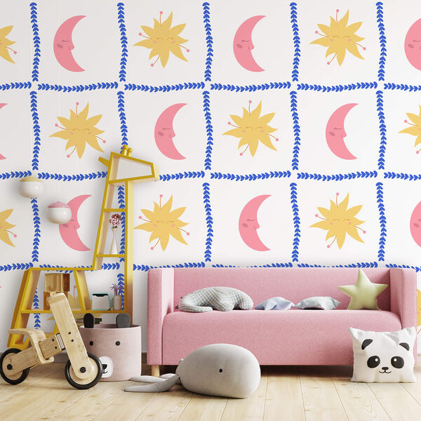 Motif du soleil et de la lune Motif du soleil et de la lune