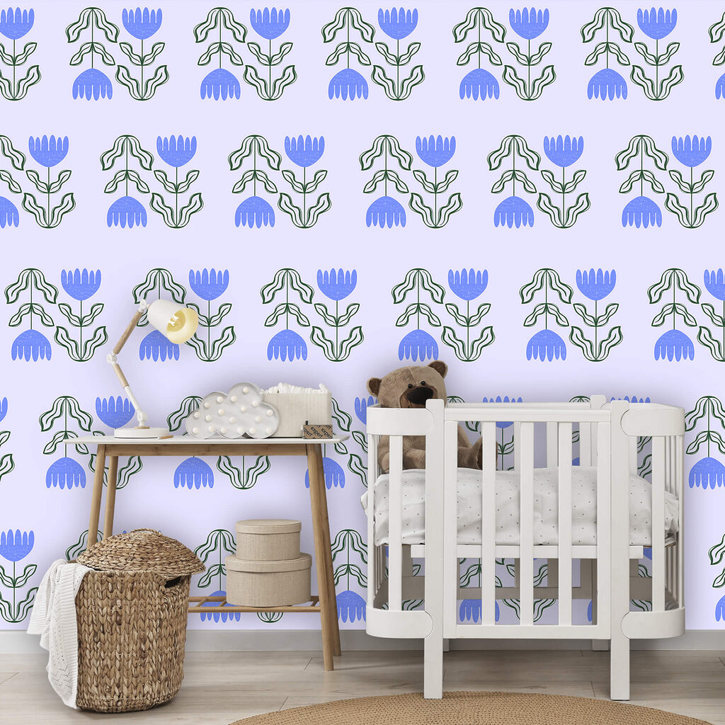 Motif de fleurs et de feuilles Motif de fleurs et de feuilles