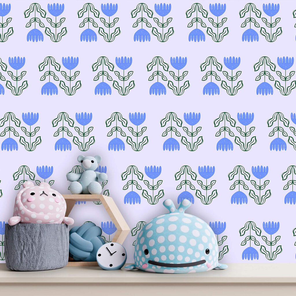 Motif de fleurs et de feuilles Motif de fleurs et de feuilles