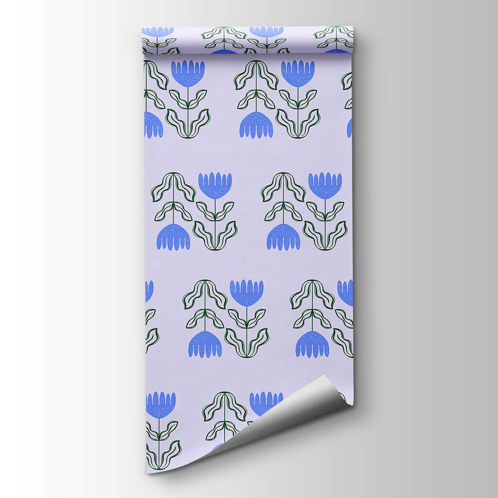 Pattern of flowers and leaves Pattern of flowers and leaves