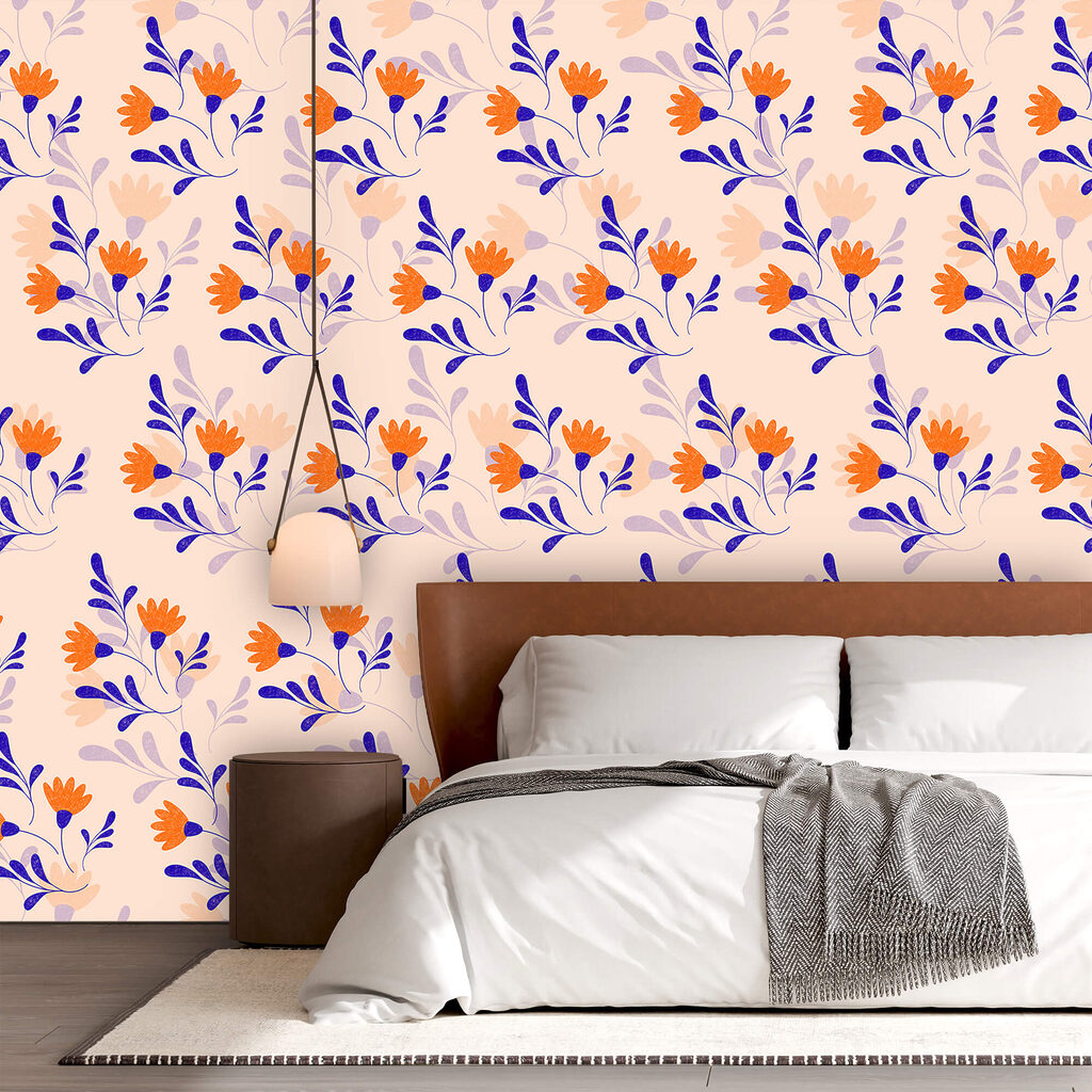 Motif de fleurs et de feuilles Motif de fleurs et de feuilles