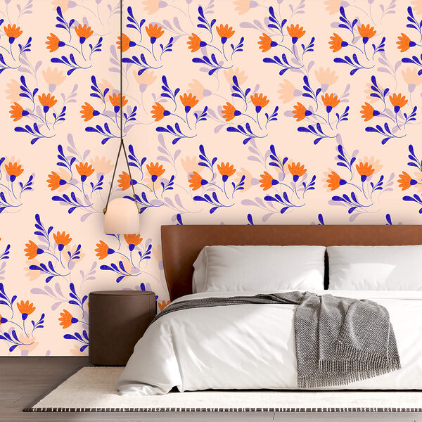 Motif de fleurs et de feuilles Motif de fleurs et de feuilles