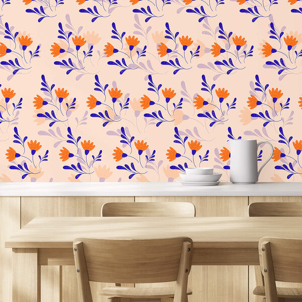 Motif de fleurs et de feuilles Motif de fleurs et de feuilles