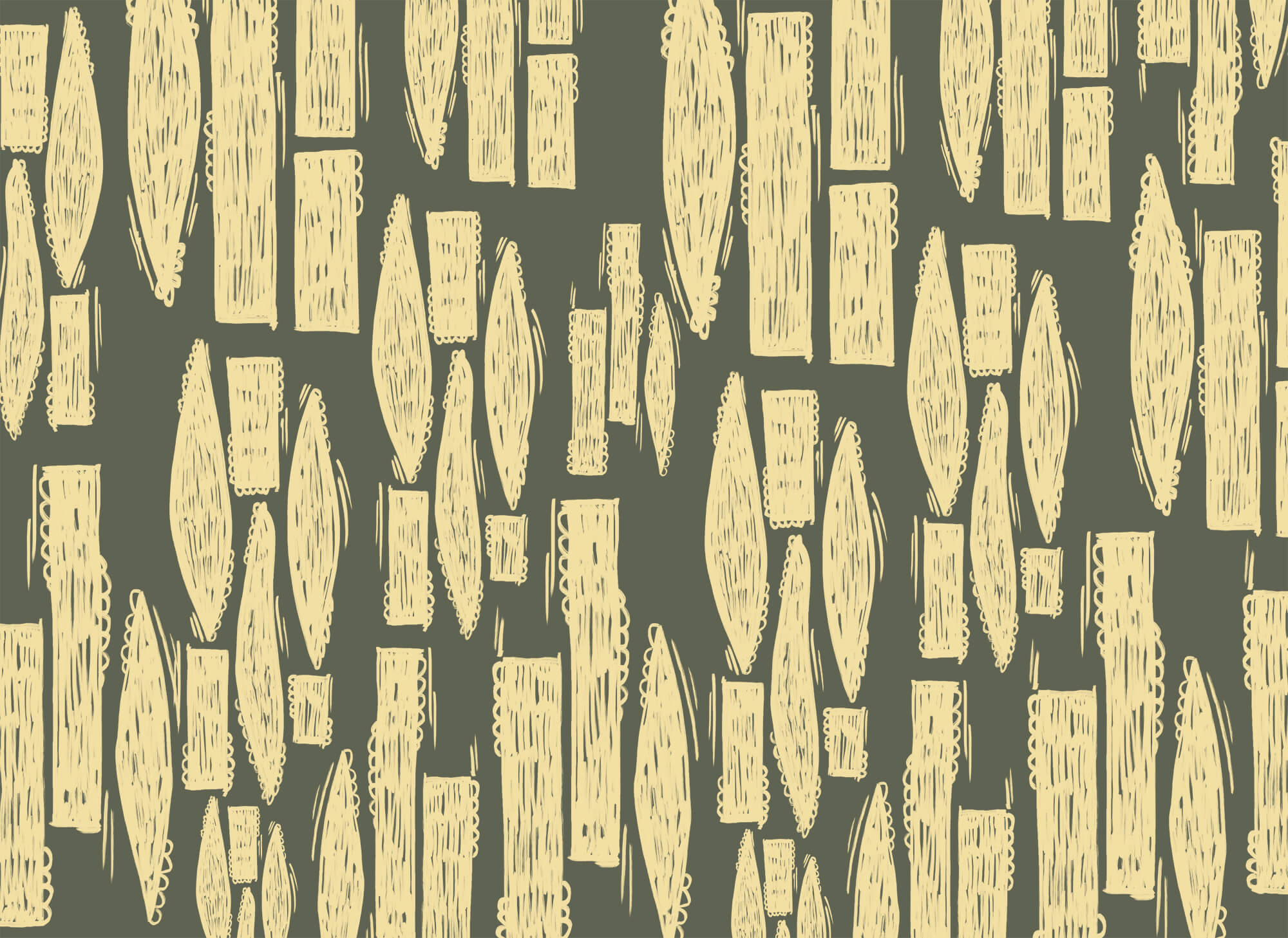 Pattern of rectangles and lines