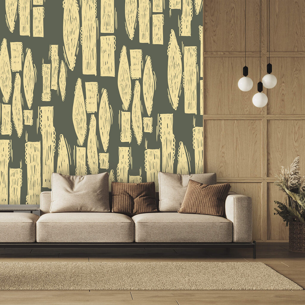 Motif de rectangles et de lignes