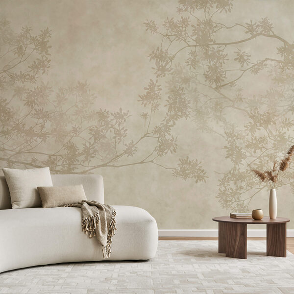 Branches d'arbres avec feuilles