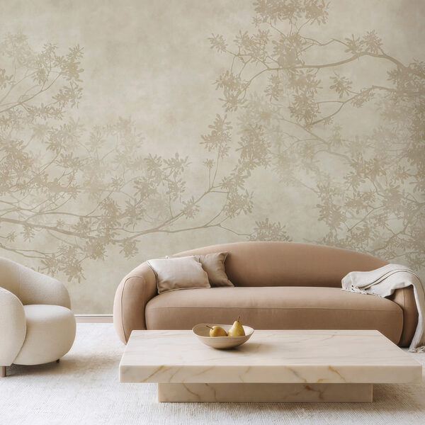 Branches d'arbres avec feuilles