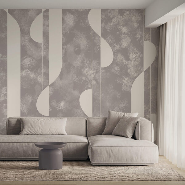 Motif abstrait dans des tons doux