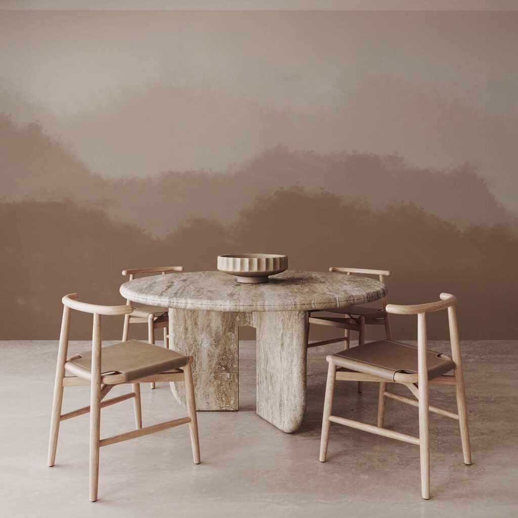 Fond marron et blanc