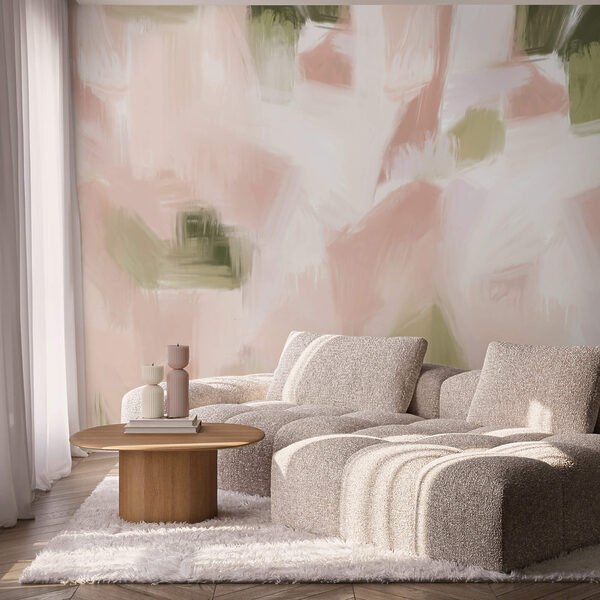 Teintes abstraites dans des tons pastel doux