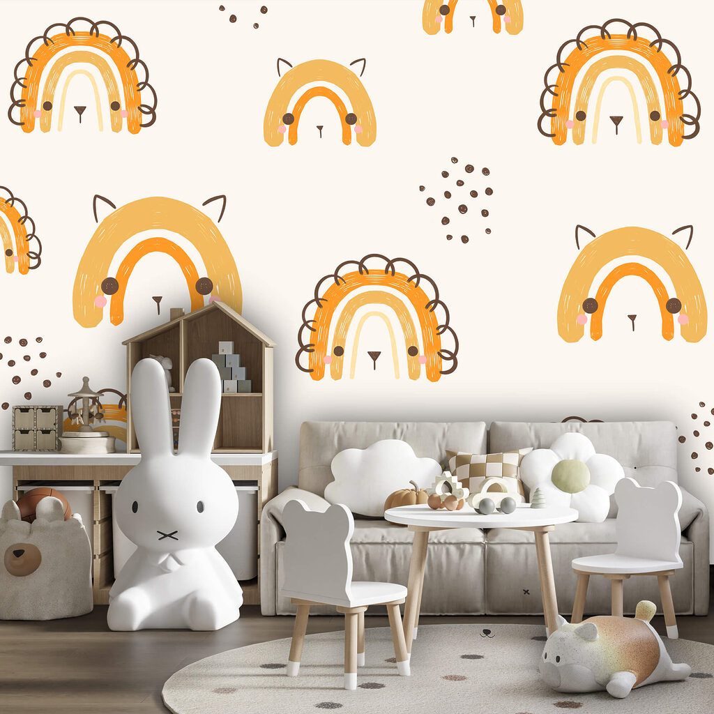 Motif d'animaux de dessin animé