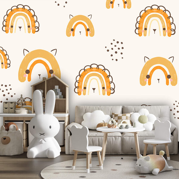 Motif d'animaux de dessin animé