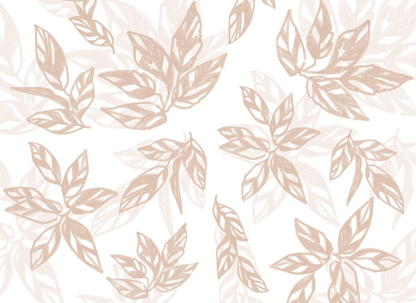 Pattern of leaves on a white background Pattern of leaves on a white background