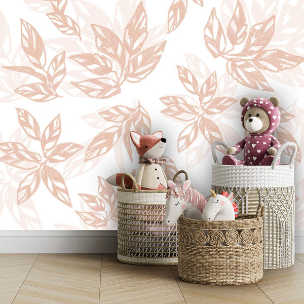 Motif de feuilles sur fond blanc Motif de feuilles sur fond blanc