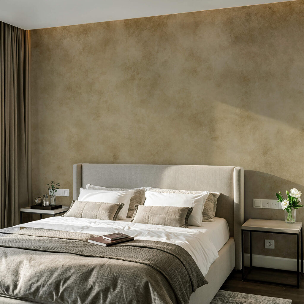 Fond marron et blanc