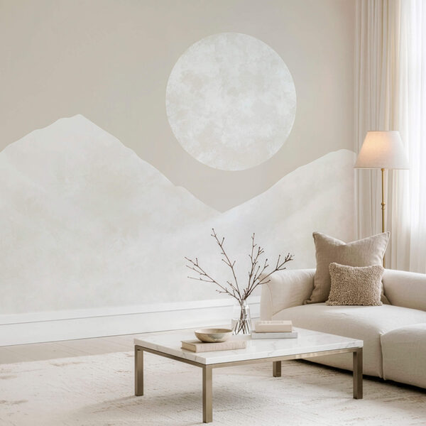 La lune au-dessus d'une montagne La lune au-dessus d'une montagne