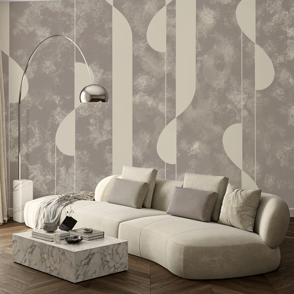Motif abstrait dans des tons doux