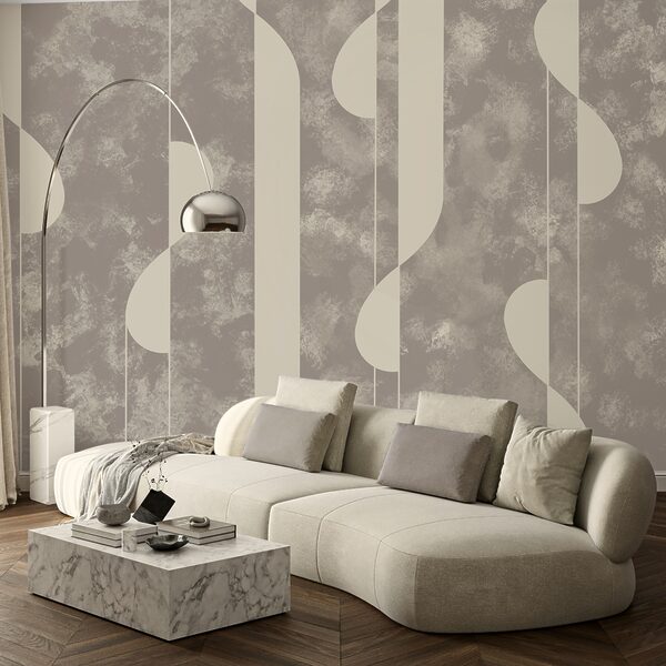 Motif abstrait dans des tons doux