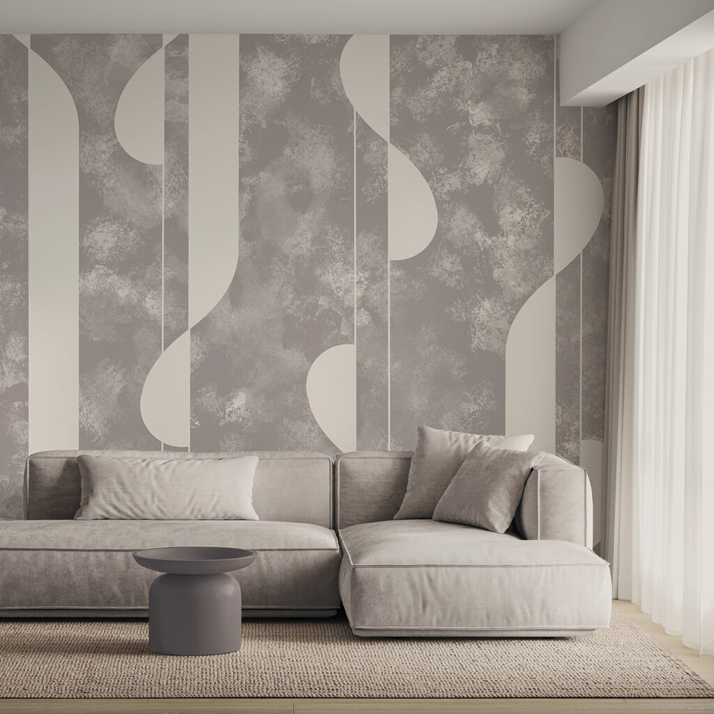 Motif abstrait dans des tons doux